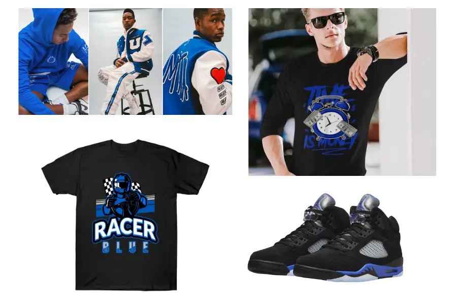 Racer Blue 5s Shirt